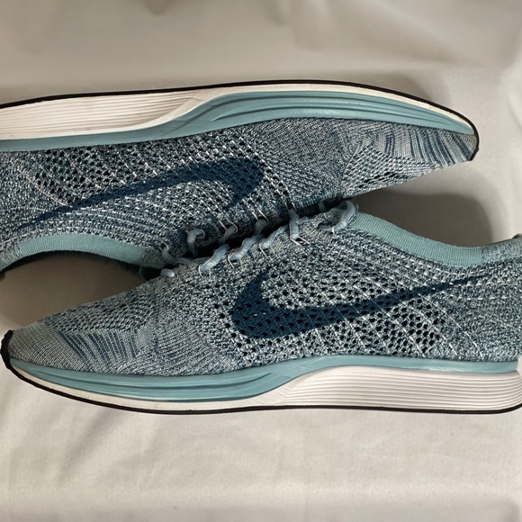 *RARE FIND* SIZE 12 - NIKE FLYKNIT RACER "BLUEBERRY" 2017 *ORIGINAL RELEASE* - Picture 6 of 16